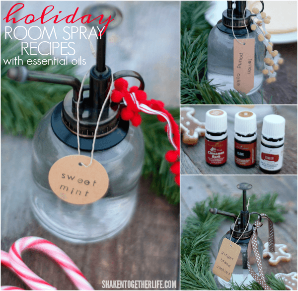 With our Holiday Room Spray Recipes with essential oils, you can make room sprays that smell just like holiday treats! Start with the simple room spray base and customize it with essential oils to create Sweet Mint, Gingerbread Cookies and even Lemon Pound Cake scented room sprays! Perfect for foodies, friends and family ... even better, these holiday treats have zero calories and make awesome gifts!