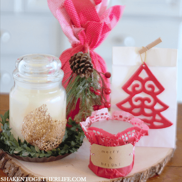 With our 4 easy ways to wrap candles for gifts, you can take the stress out of holiday gift giving for teachers, friends, gift exchanges and coworkers!