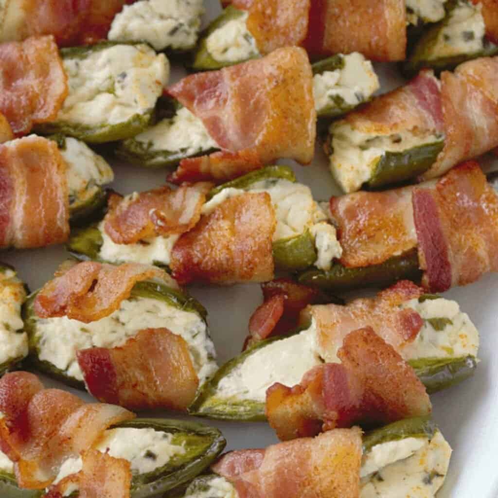 bacon wrapped jalapeño poppers