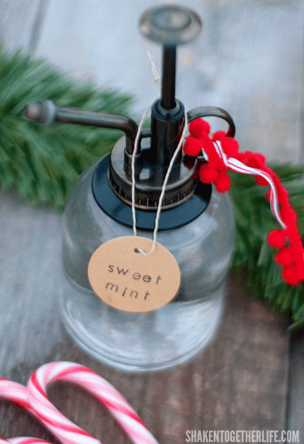 Sweet Mint is one of my favorite Holiday Room Spray recipes made with essential oils! The blend of peppermint and vanilla smells so good!