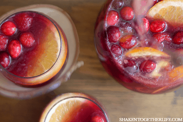 Sparkling Sangria Punch is festive and fruity without being too sweet or boozy!