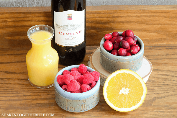 Just a few ingredients are all you need to mix up a pitcher of our Sparkling Sangria Punch!