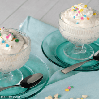 Very Vanilla Pudding Mousse is an easy no bake dessert that packs a BIG vanilla punch!