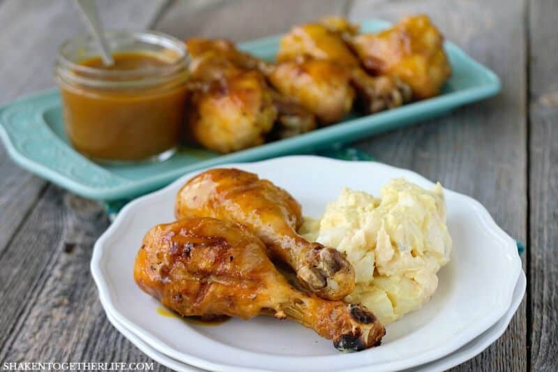 Grilled Honey Mustard Drumsticks 