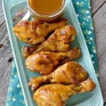 These Grilled Honey Mustard Drumsticks are dripping in a gloriously sticky glaze! This easy grilling recipe is perfect for those upcoming picnics and any outdoor entertaining!