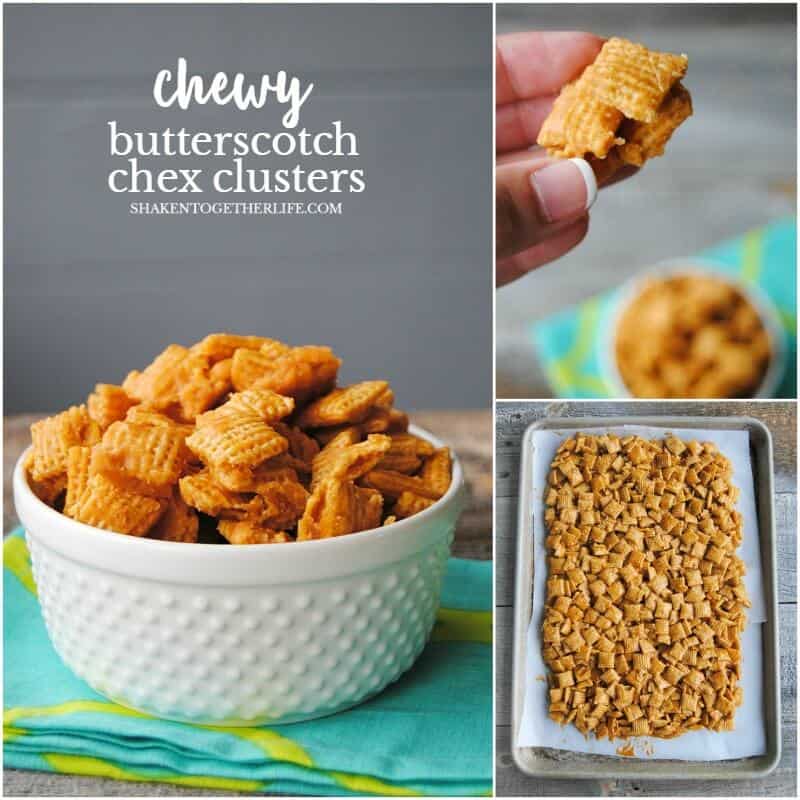 Chewy Butterscotch Chex Clusters are an easy no bake treat with BIG butterscotch flavor!