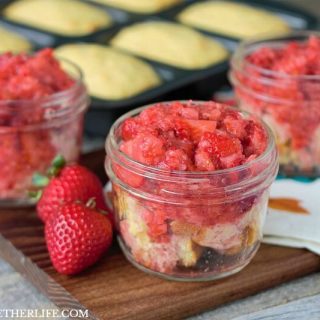 Cornbread Strawberry Shortcake is a delicious twist on this classic dessert!