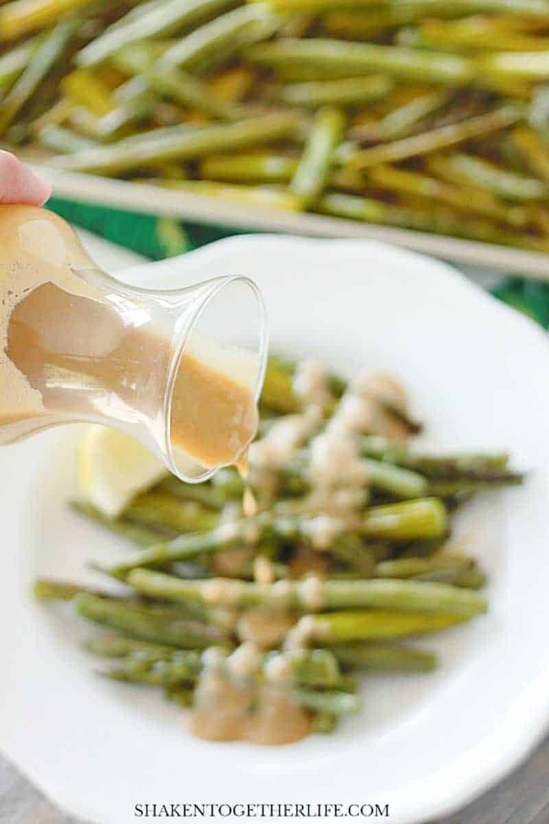 Roasted Vegetables with Garlic Dijon Sauce