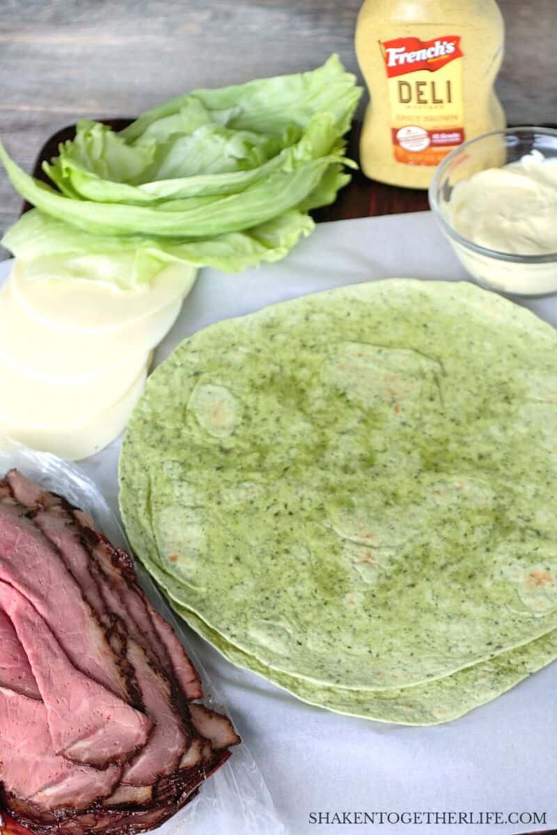 Spicy Roast Beef Wrap ingredients