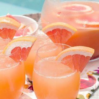 Ruby Red Grapefruit Mimosas are the perfect 2 ingredient cocktail for any occasion!
