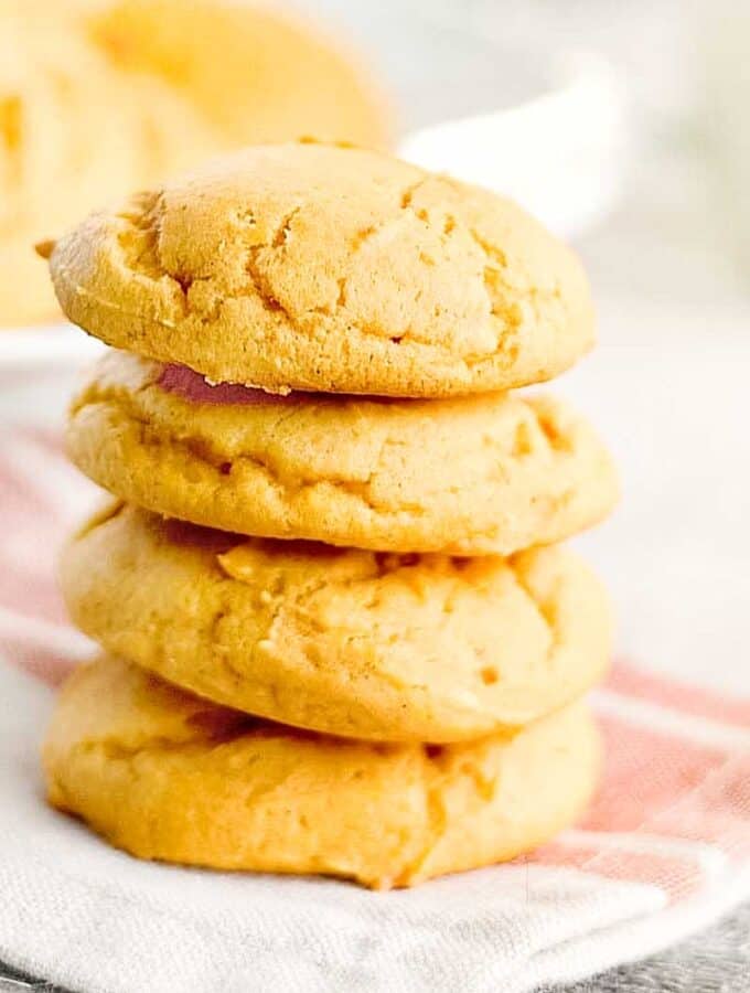 Mom's Soft Pumpkin Cookies are the perfect mix of pumpkin and a vanilla cookie base - subtle, tender and irresistible!