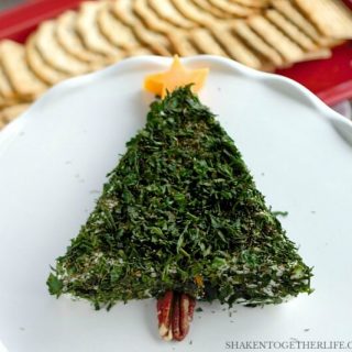 With just 2 ingredients and 2 simple garnishes, this Cream Cheese Christmas Tree Appetizer is an easy way to add some festive holiday cheer to any party or get together!