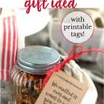 LOVE this Essential Oils Mulling Spices Gift! This handmade holiday gift can be given as is or included with a bottle of red wine or cider. Plus, there are printable tags with several sayings on them!