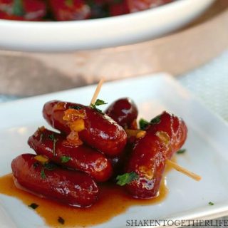 With just 3 ingredients, these Orange BBQ Little Smokies are a deliciously easy appetizer for the holidays, New Years Eve or the big game! You can make them on the stove top or in your slow cooker!