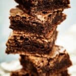 stack of brownies