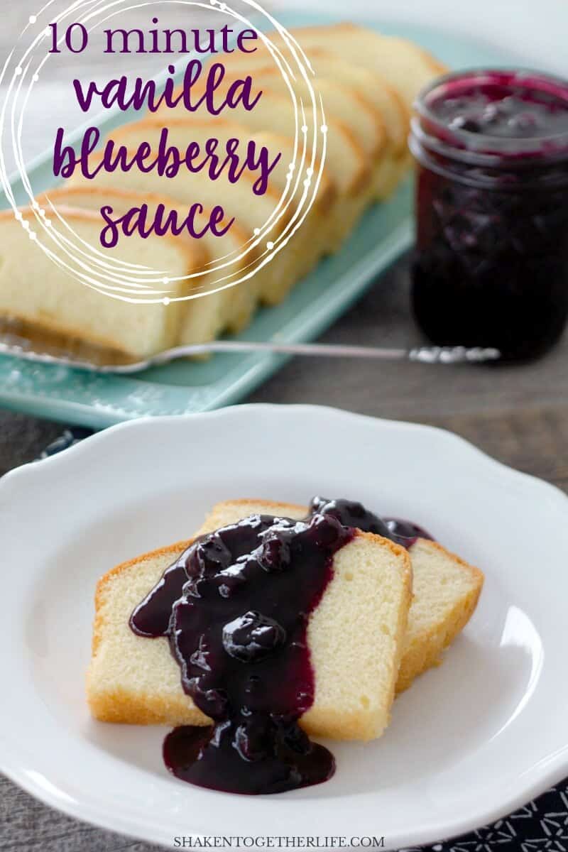 Bursting with fresh blueberries and a hint of warm vanilla flavor, this 10 Minute Vanilla Blueberry Sauce is quick and easy to make. Who knew homemade blueberry sauce could be so easy?