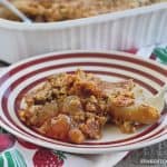 Packed with tender apples and apple pie spice, then sprinkled with a rich buttery cake mix topping, this really is the Easiest Apple Pie Dump Cake! You probably already have the ingredients in your pantry and fridge!