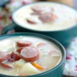 Whether you are feeding a crowd or just your family, this one pot recipe for my Grandma's Creamy Sausage & Potato Soup will be a weeknight win!