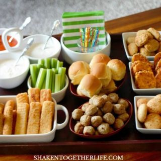 Make an Epic Game Day Snack Board for your next big game get together! It is packed with easy to prepare finger foods and 3 savory dips!