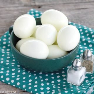 A tried & true method to make the PERFECT hard boiled eggs 9 out of 10 times - because let's face it, sometimes hard boiled eggs are jerks.