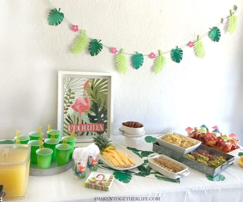 Grab your gal pals and throw a bright and festive Tropical Summer Craft Party! From food to decorations to 4 easy craft projects, this post has all the information you need to host a Summer craft day for the girls!