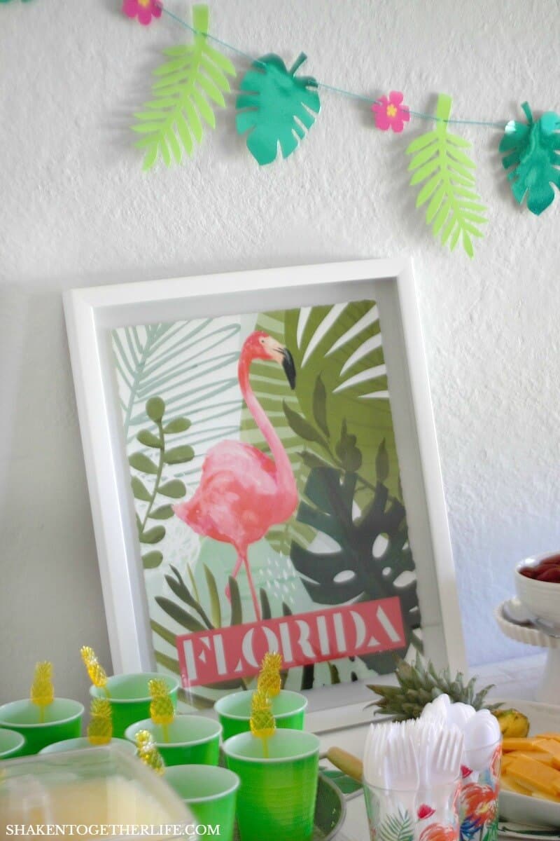 Tropical Summer Craft Party - Decor, Recipes & Craft Ideas