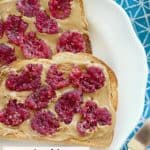 Smashed Berry Breakfast Toast is as delicious as it is simple. Choose your favorite bread, nut butter and berry and breakfast is served!
