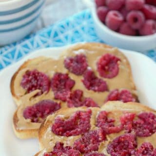 Smashed Berry Breakfast Toast is as delicious as it is simple. Choose your favorite bread, nut butter and berry and breakfast is served!