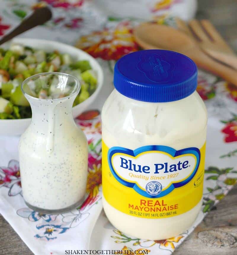 With just 6 ingredients in this simple Creamy Poppy Seed Dressing, quality is key - like Blue Plate Mayonnaise!