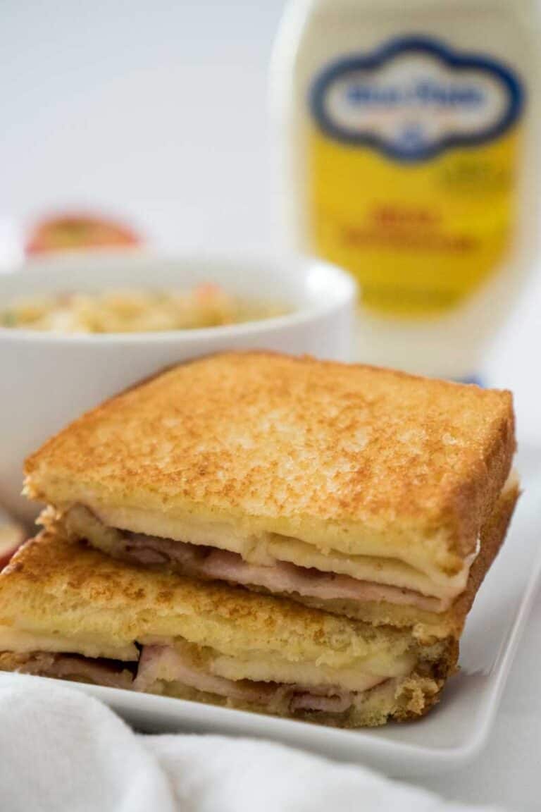 Havarti Apple Bacon Grilled Cheese