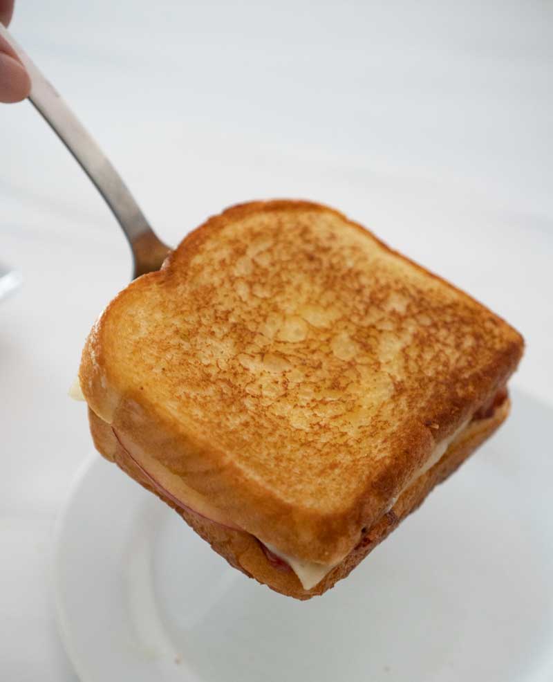 Havarti Apple Bacon Grilled Cheese | Shaken Together