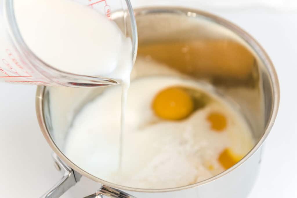 cooking coconut pudding from scratch