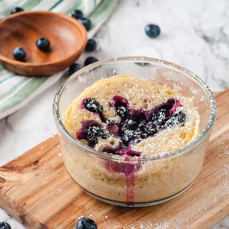 Blueberry Mug Cake