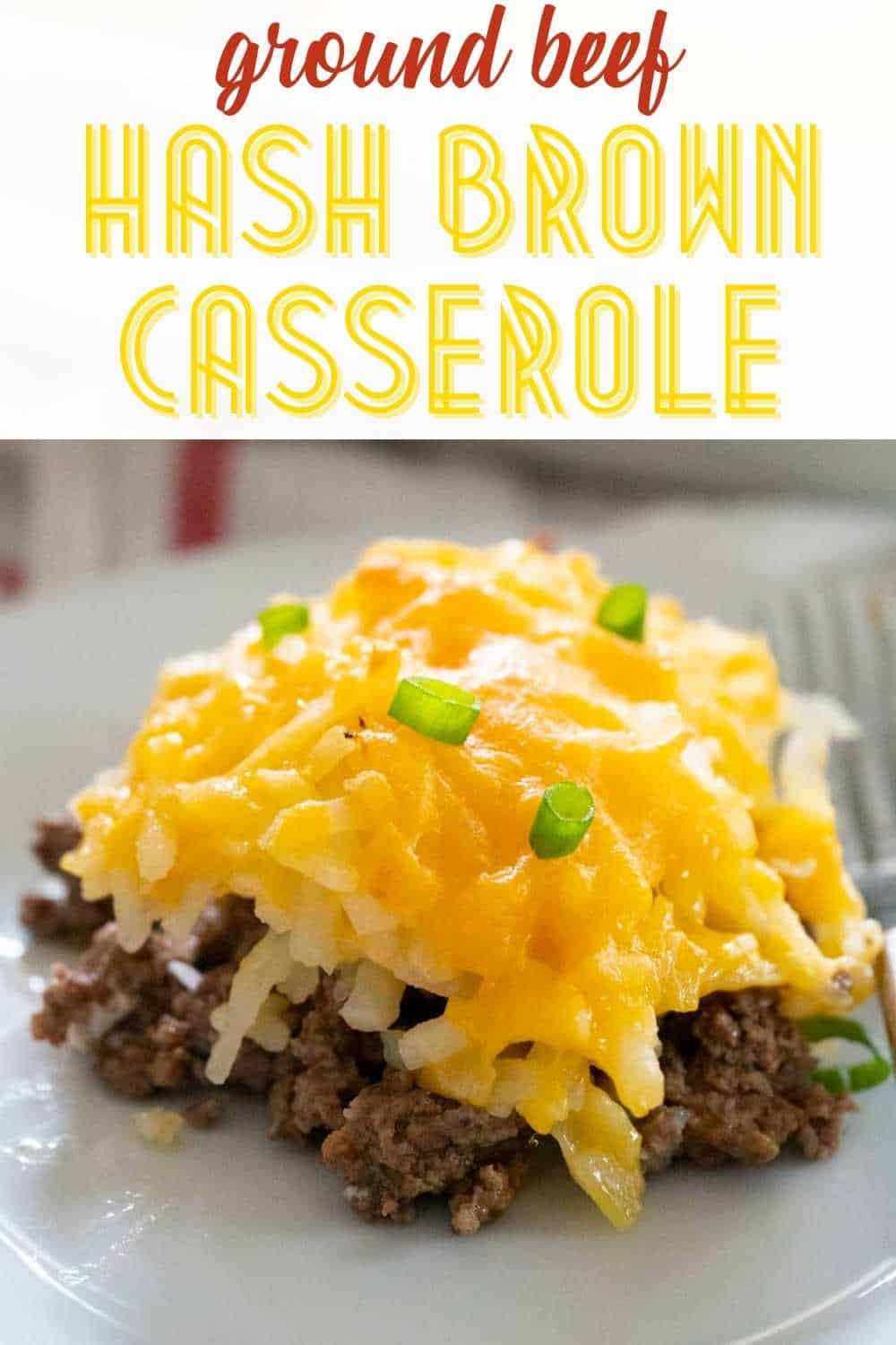 Hamburger Hash Brown Casserole Shaken Together