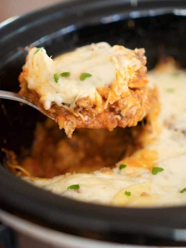 Slow Cooker Lazy Lasagna