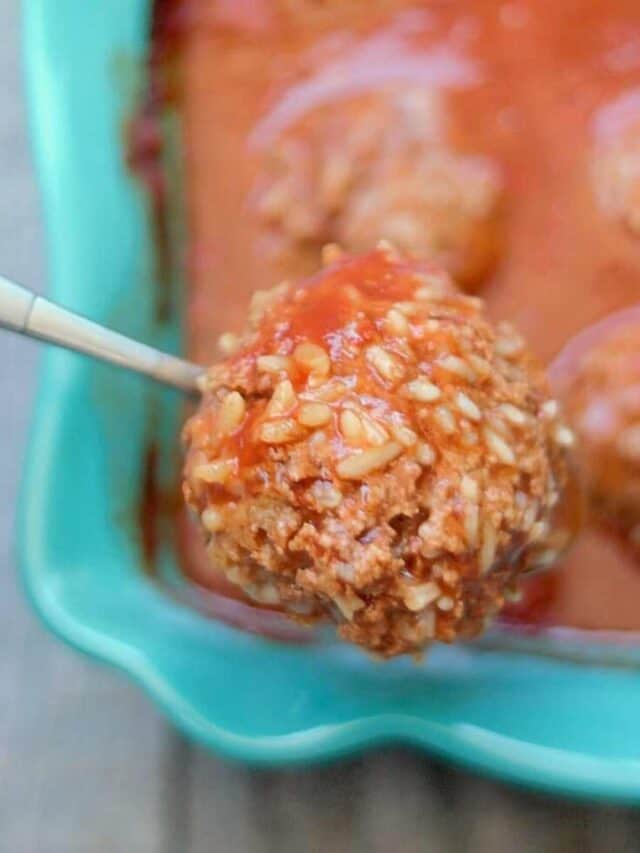 Porcupine Meatballs