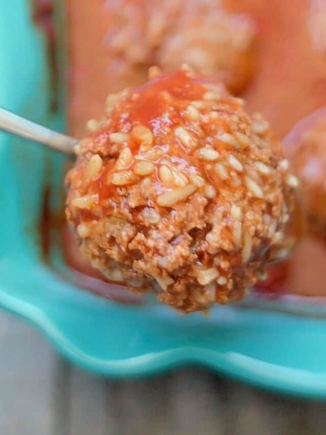 Porcupine Meatballs