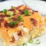 bacon hash brown casserole slice