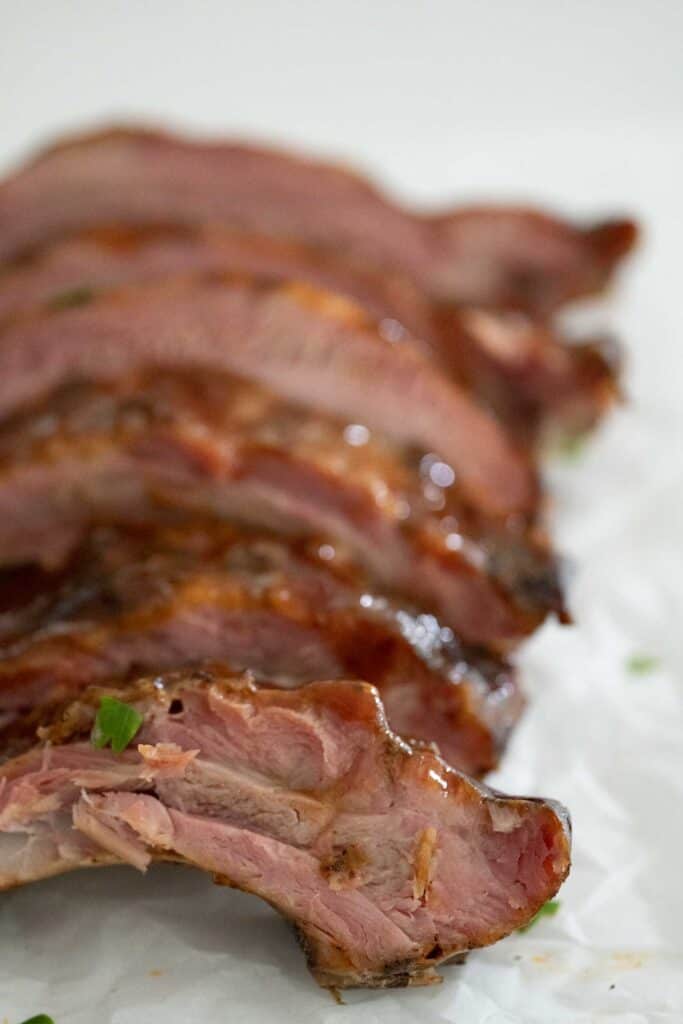 close up of ribs
