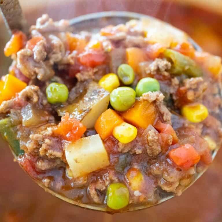 Ground Beef Vegetable Soup