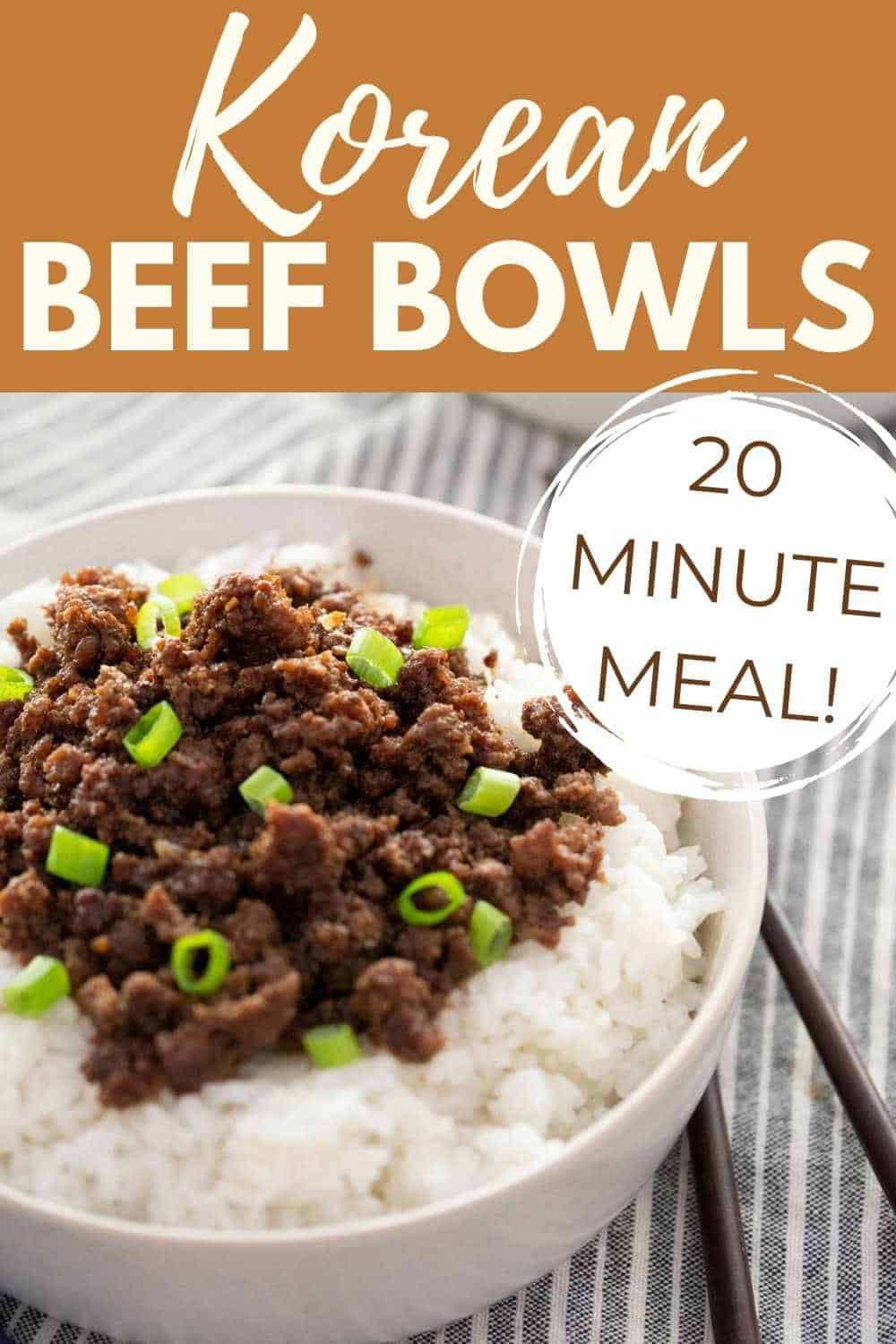 Korean Ground Beef & Rice Bowl - Shaken Together