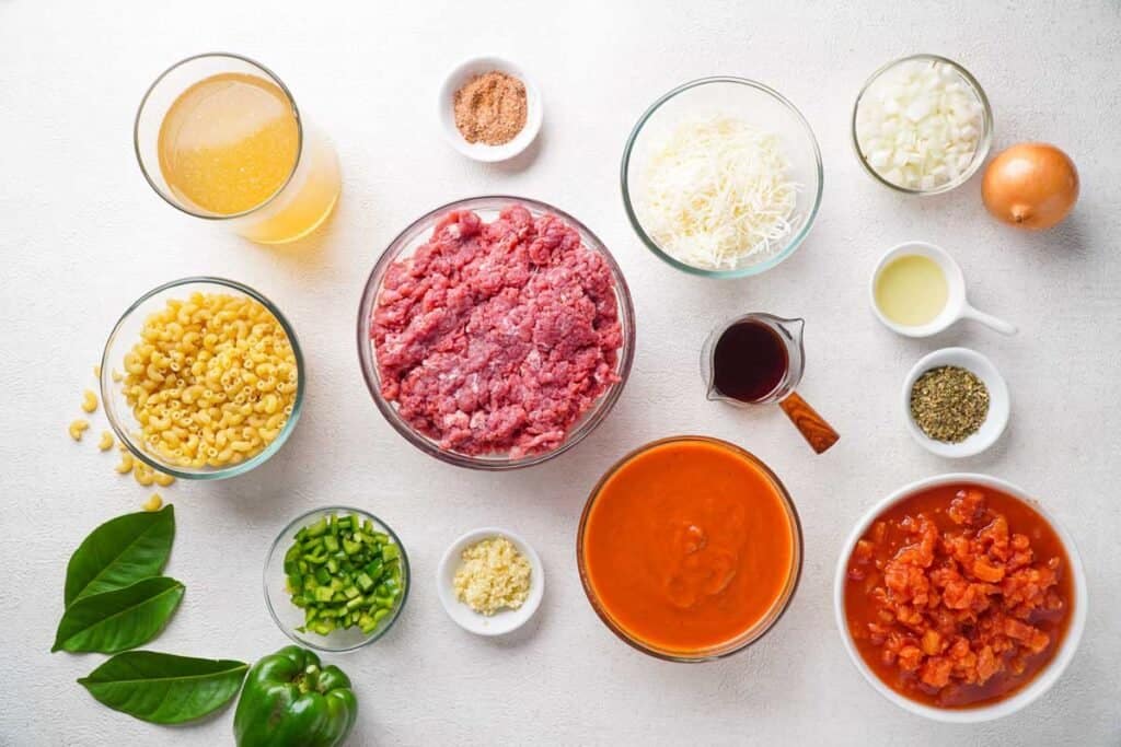 Easy Ground Beef Goulash - Shaken Together