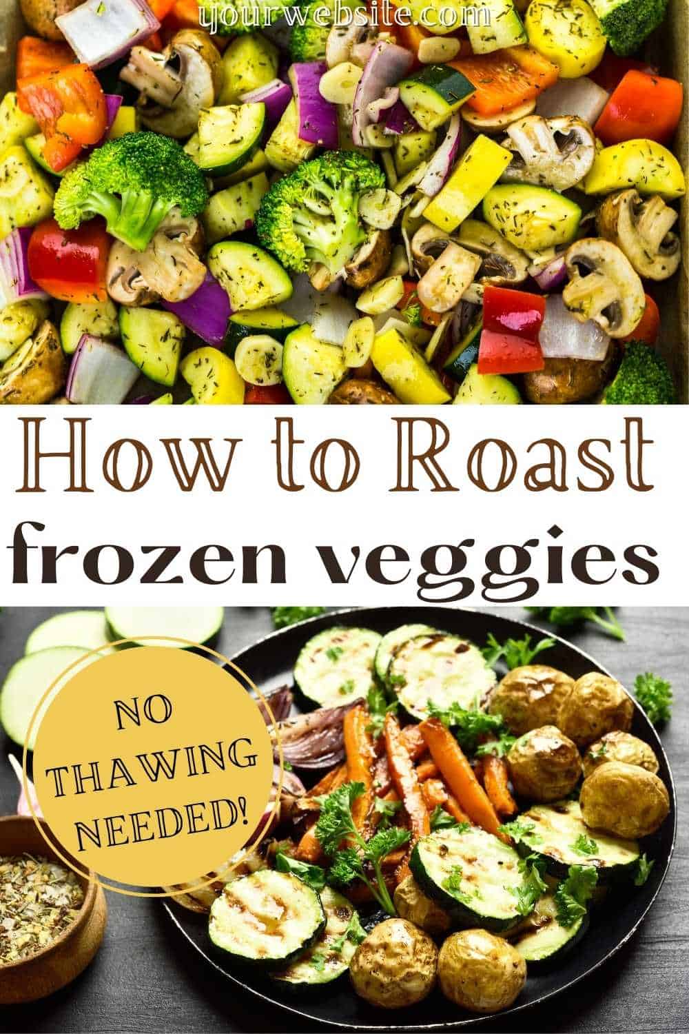 How to Roast Frozen Vegetables Shaken Together