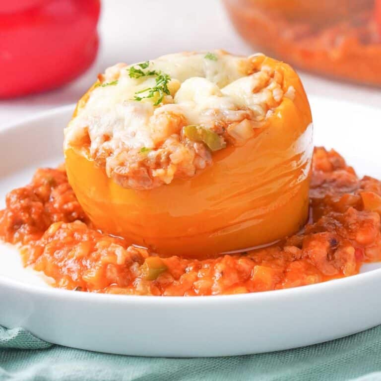 Slow Cooker Stuffed Peppers