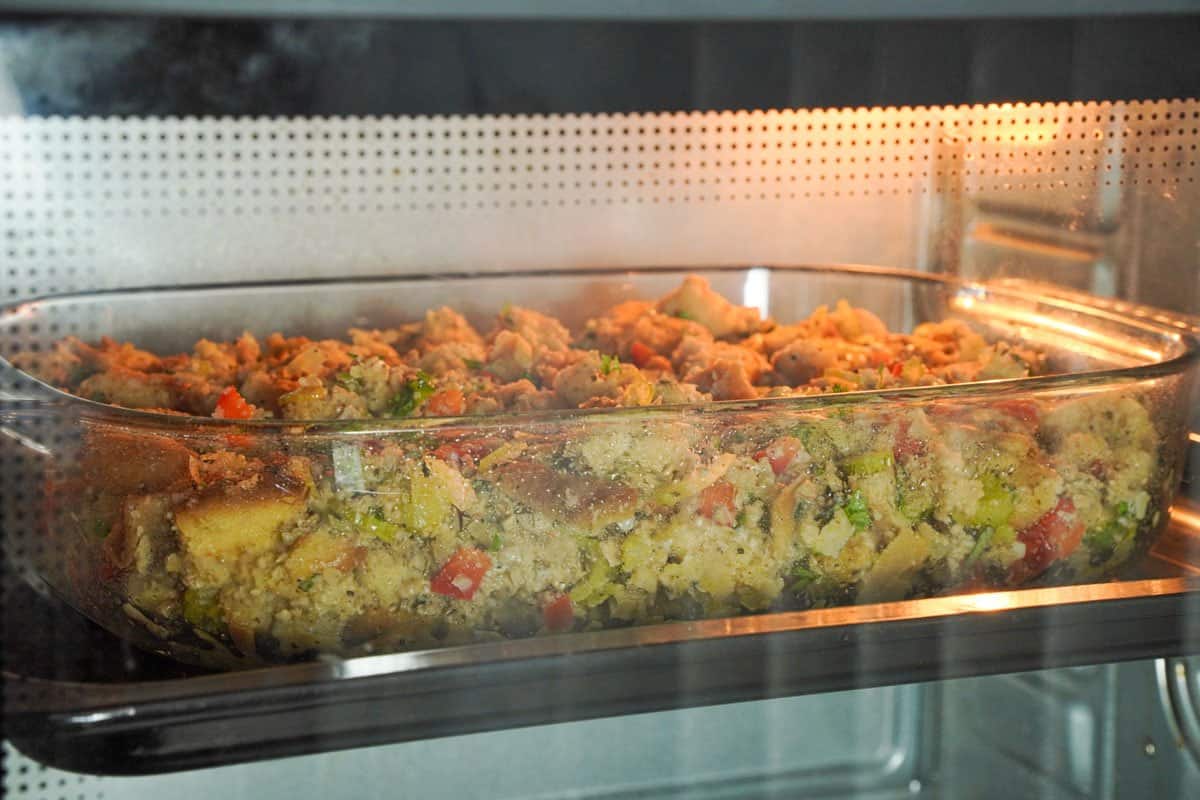 sausage stuffing in oven baking