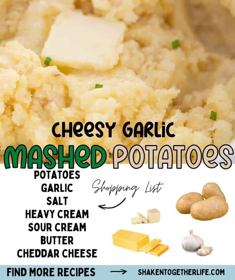 Cheesy garlic sales instant mashed potatoes