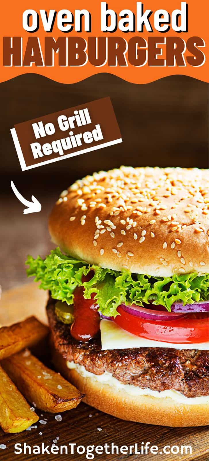 How to Make Hamburgers in the Oven Shaken Together