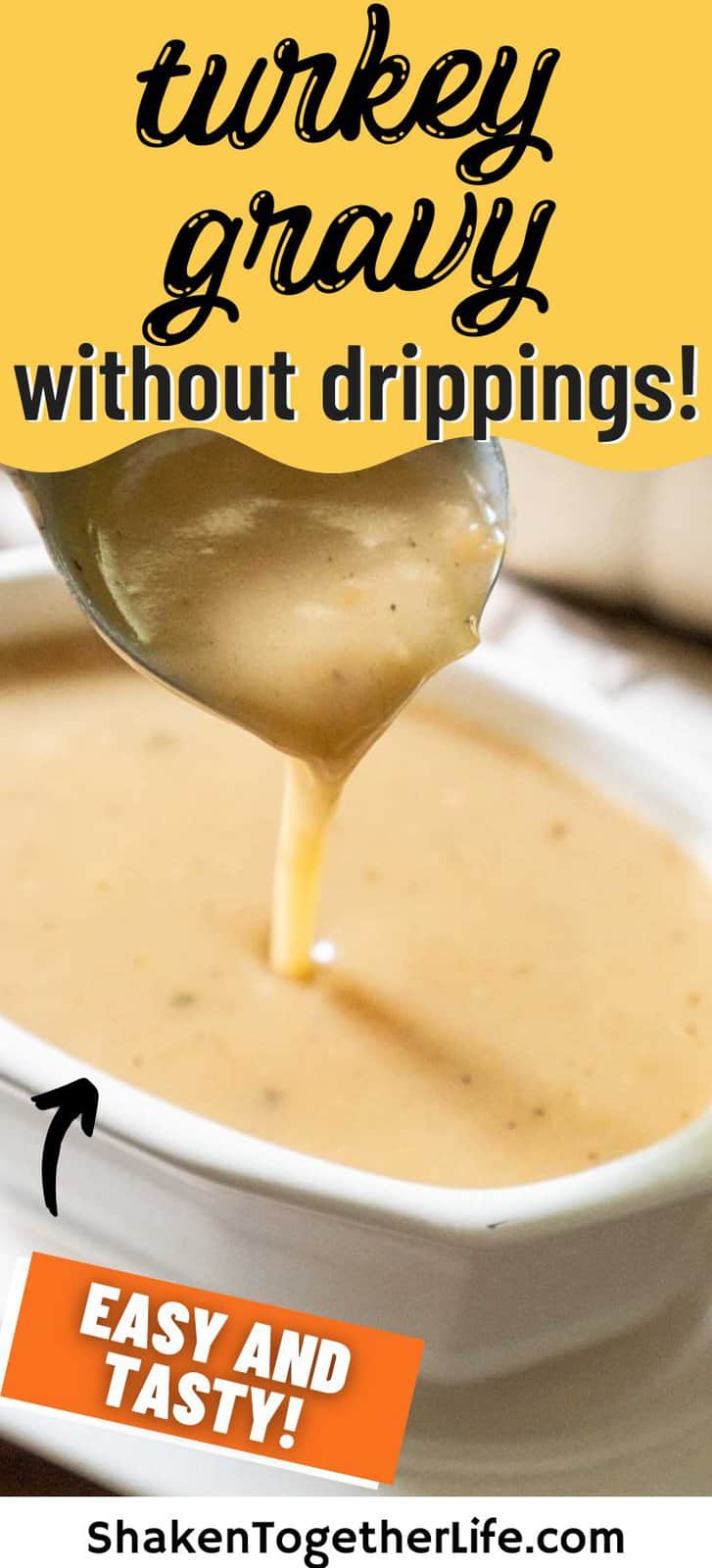 Turkey Gravy without Drippings Shaken Together