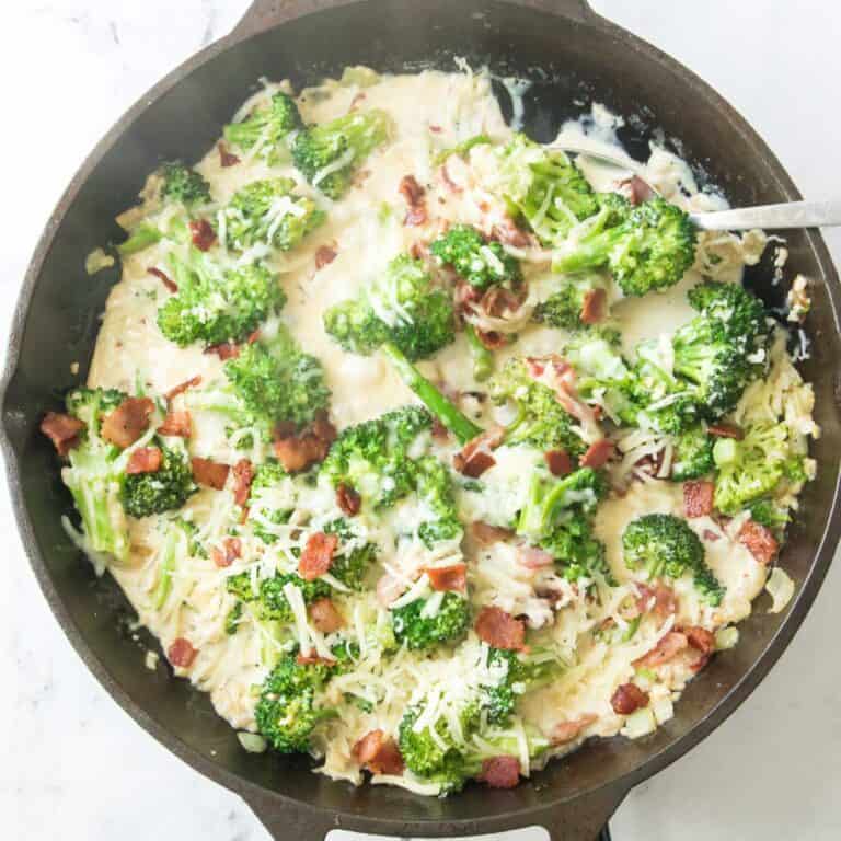 Creamy Bacon and Broccoli