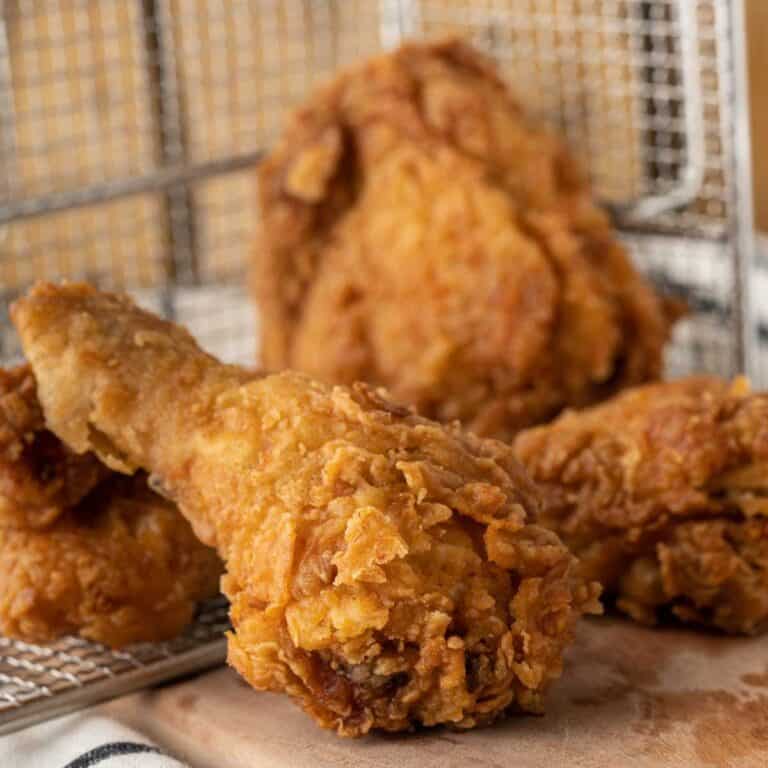 fried chicken pieces